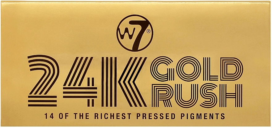 W7 24K Gold Rush Eyeshadow Palette Палетка тіней - фото N1