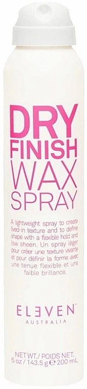 Eleven Australia Сухой воск-спрей для волос Dry Finish Wax Spray - фото N1