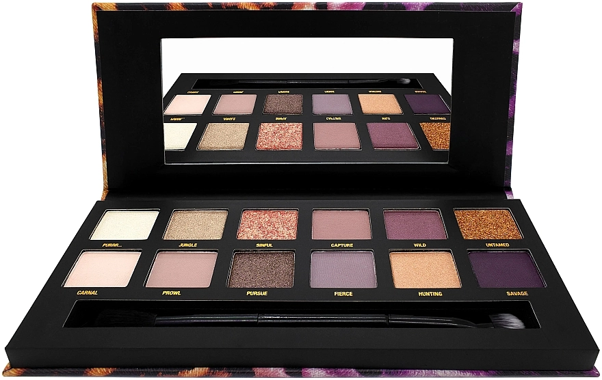 W7 Wild Eyes Pressed Pigment Palette Палетка тіней - фото N3