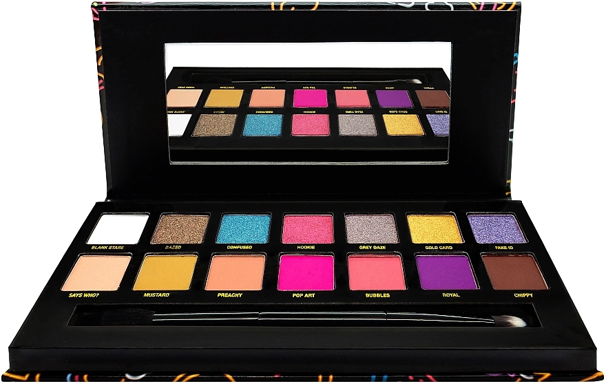 W7 Whatever! Pressed Pigment Palette Палетка тіней - фото N3