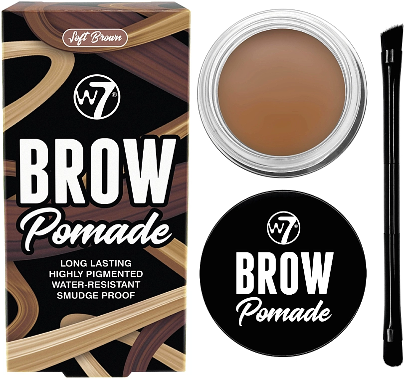 W7 Brow Pomade Помада для брів зі щіточкою - фото N1