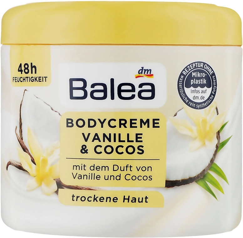 Balea Крем для тіла Vanille & Cocos Body Cream - фото N1