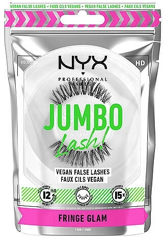 NYX Professional Makeup Jumbo Lash! Vegan False Lashes Fringe Glam Накладные ресницы - фото N1