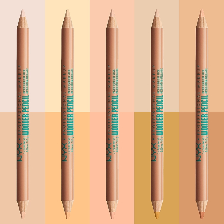 NYX Professional Makeup Wonder Pencil Micro-Highlight Stick Хайлайтер- олівець - фото N2