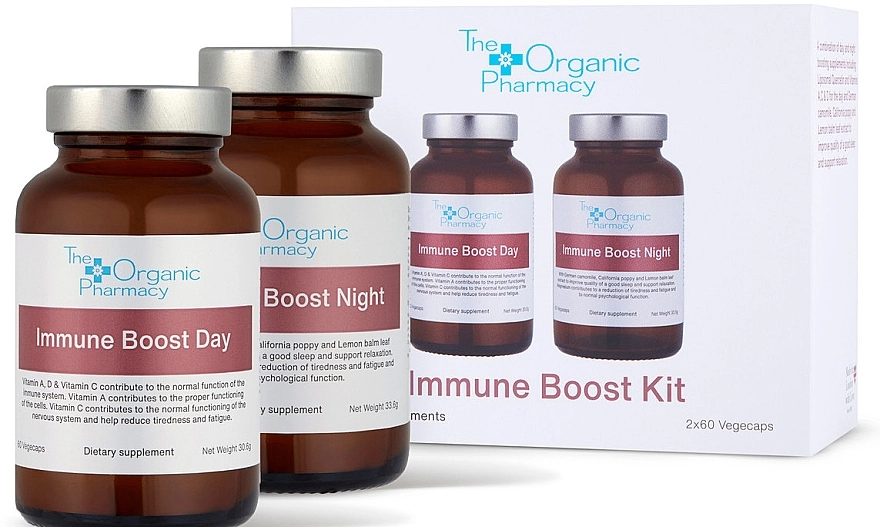 The Organic Pharmacy Набор Immune Boosting Duo (caps/2x60szt) - фото N1