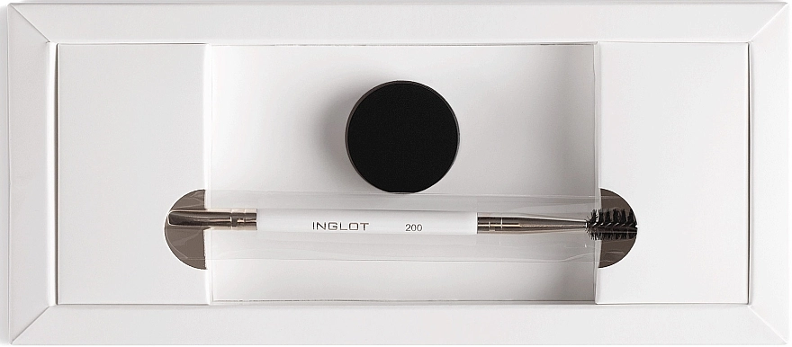 Inglot Brow Essentials Makeup Set (brow/liner/2g + brush) Набор для макияжа бровей - фото N2