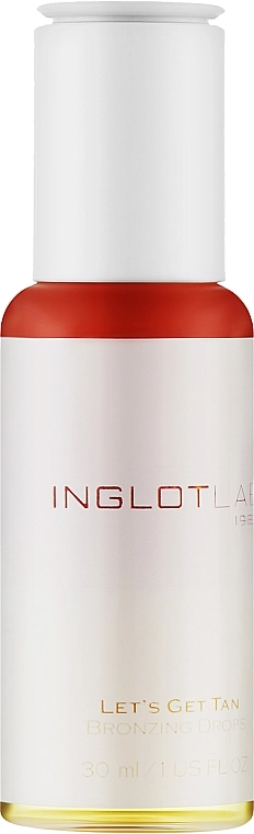 Inglot Бронзувальні краплі для обличчя й тіла Lab Let's Get Tan Bronzing Drops - фото N1