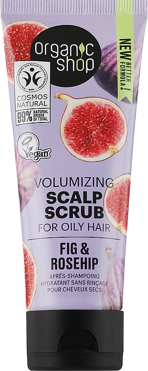 Organic Shop Скраб для кожи головы "Инжир и шиповник" Scalp Scrub - фото N1