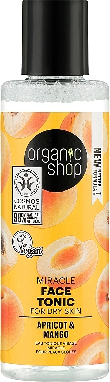 Organic Shop Тонік для обличчя "Абрикоса й манго" Face Tonic - фото N1