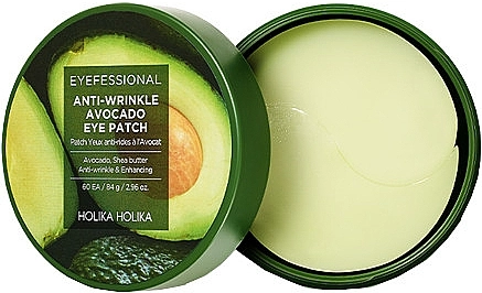 Holika Holika Патчі для очей Eyefessional Anti-wrinkle Avocado Eye Patch - фото N1