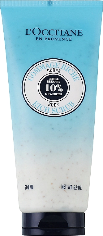 L'Occitane Поживний скраб для тіла Shea Butter Ultra Body Rich Scrub (туба) - фото N1