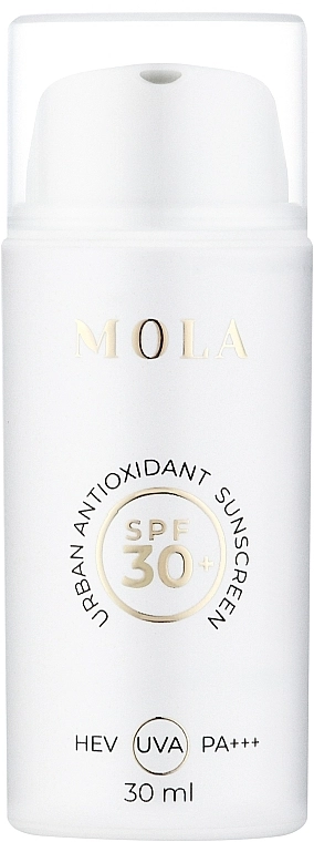 Mola Солнцезащитный крем для лица Urban Antioxidant Sunscreen SPF 30+ PA+++ - фото N1