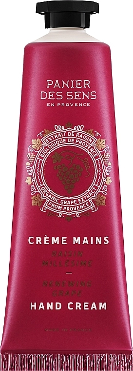 Panier des Sens Крем для рук "Білий виноград" X-Mas Renewing Grape Hand Cream - фото N1