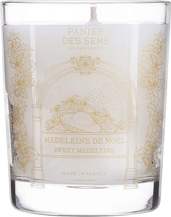 Ароматична свічка "Торт Мадлен" - Panier des Sens Scented Candl Sweet Madeleine, 180g - фото N1