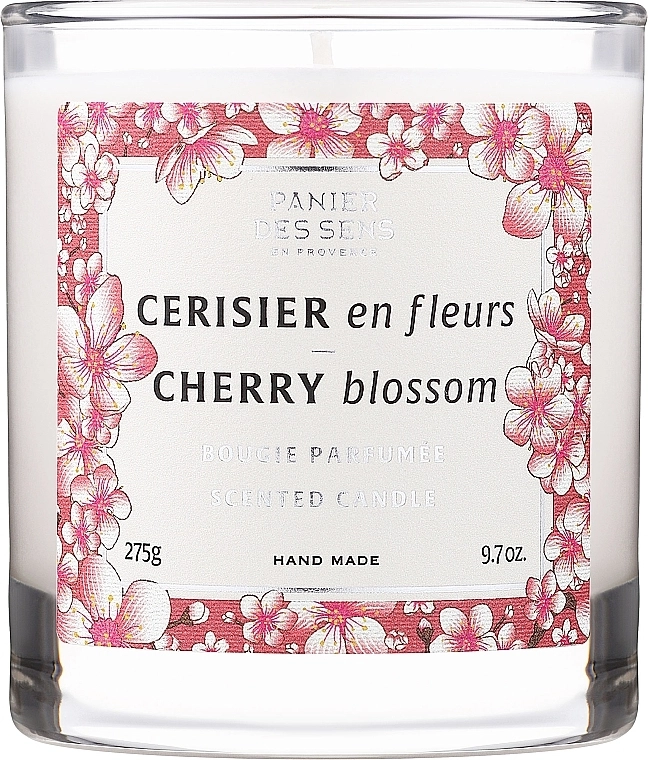 Panier des Sens Ароматическая свеча в стакане "Цветок вишни" Scented Candle Cherry Blossom - фото N1