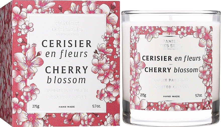 Panier des Sens Ароматическая свеча в стакане "Цветок вишни" Scented Candle Cherry Blossom - фото N2
