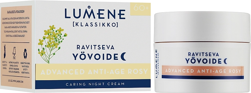 Lumene Нічний крем для обличчя Klassikko Advanced Anti-Age Rosy - фото N2