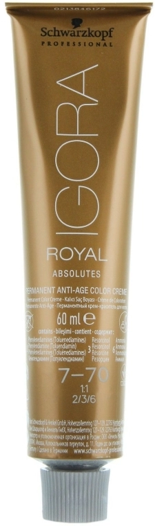 Schwarzkopf Professional Фарба для сивого волосся Igora Royal Absolutes - фото N1