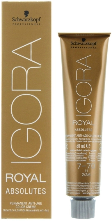 Schwarzkopf Professional Фарба для сивого волосся Igora Royal Absolutes - фото N2