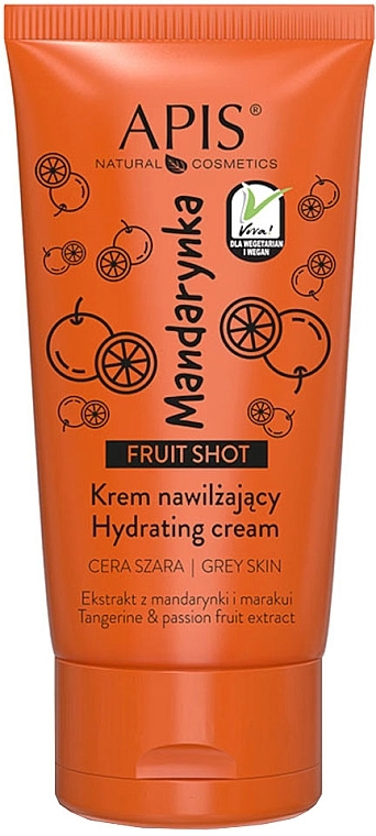 APIS Professional Крем для обличчя з ароматом мандарина Fruit Shot Hydrating Cream - фото N1