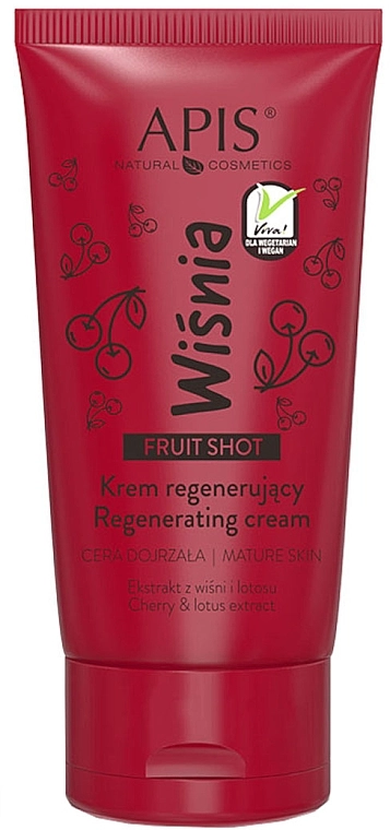 APIS Professional Крем для лица с ароматом вишни Fruit Shot Regenerating Cream - фото N1