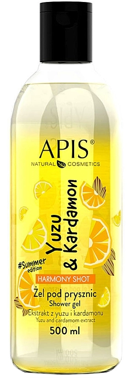 APIS Professional Гель для душа с ароматом кардамона и фруктов Harmony Shot Shower Gel - фото N1