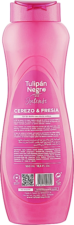 Tulipan Negro Гель для душу "Вишня та фрезія" Shower Gel - фото N2