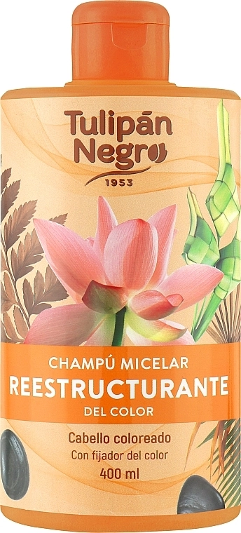 Tulipan Negro Шампунь міцелярний, реструктурувальний, для волосся Sampoo Micelar - фото N1