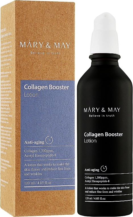 Лосьон для лица с коллагеном - Mary & May Collagen Booster Lotion, 120 мл - фото N2