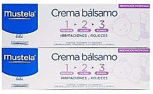 Mustela Набір "Вітамінізований захисний крем під підгузок 1 2 3" Bebe 1 2 3 Vitamin Barrier Cream (b/cr/2x100ml) - фото N1