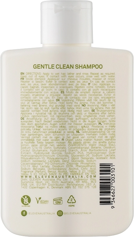 Eleven Australia М'який очищувальний шампунь Eleven Gentle Clean Shampoo - фото N2