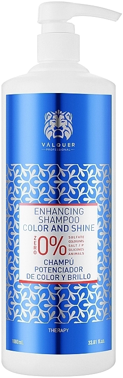 Valquer Шампунь для фарбованого волосся Shampoo Shine And Colour Enhancer - фото N2