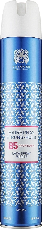 Valquer Лак для волос сильной фиксации B5 Provitamin Hairspray Strong-Hold - фото N1