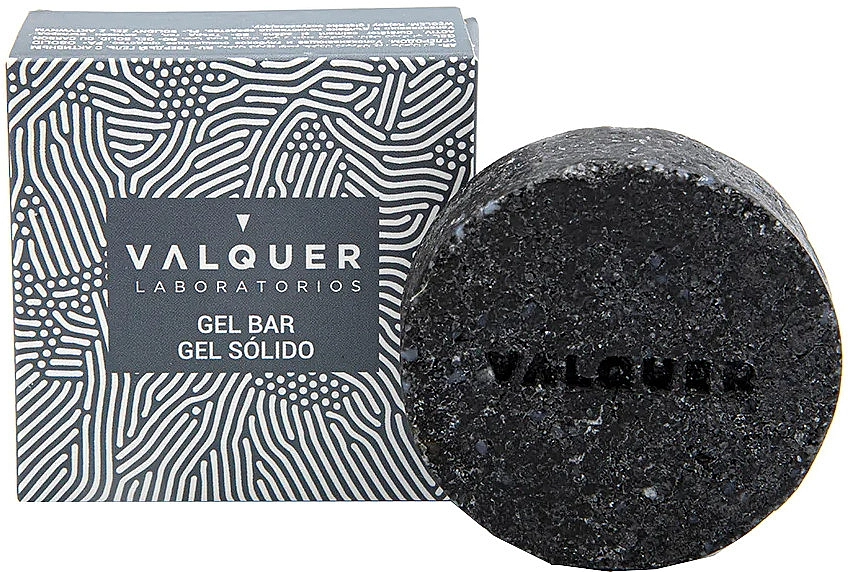 Valquer Твердий гель для душу Solid Gel Moon With Active Carbon - фото N1