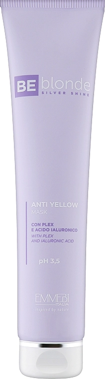 Emmebi Italia Маска для волосся "Антижовта" Be Blonde Silver Be Blonde Silver Anti Yellow Mask - фото N1