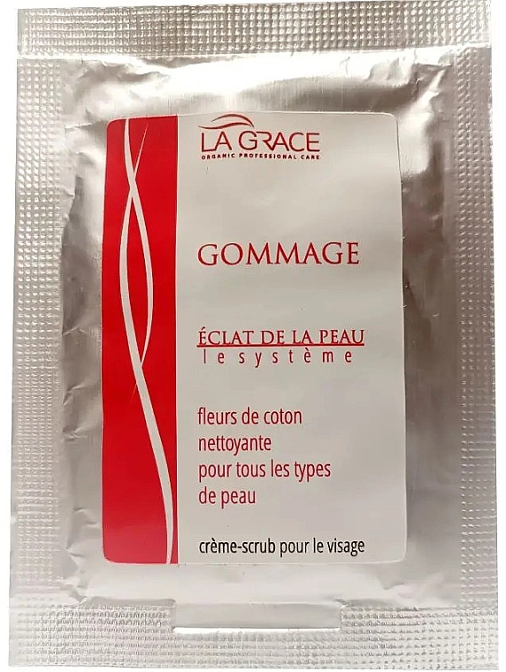 La Grace Бавовняний гомаж Eclat De La Peau Gommage Coton (пробник) - фото N1