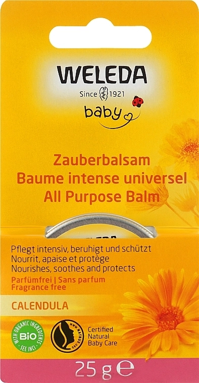 Weleda Универсальный бальзам для детей с календулой Baby Calendula Balm - фото N2