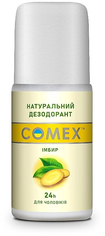 Comex Дезодорант чоловічий, натуральний "Імбир" 24H - фото N1