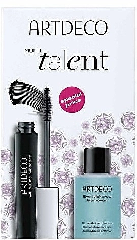 Artdeco Multi Talent All in One Mascara (mascara/10ml + eye/makeup/remover/50ml) Набор - фото N1