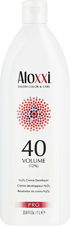 Aloxxi Крем-окислитель для волос, 12% 40Volume Creme Developer - фото N2