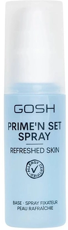 Gosh Copenhagen Gosh Prime'N Set Spray Refreshed Skin Спрей для фіксації макіяжу - фото N1