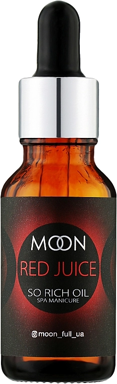 Moon Олія для нігтів і кутикули "Червоний сік" Full Red Juice Oil - фото N1