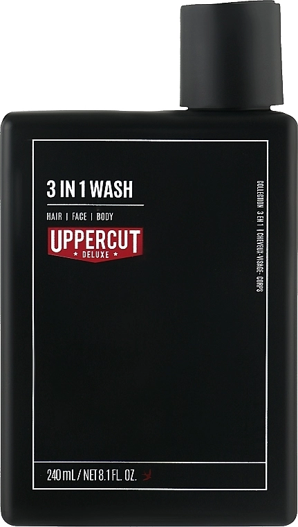 Uppercut Очищающее средство для лица, тела и волос 3 in 1 Wash - фото N1