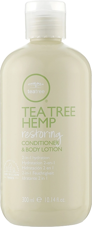 Paul Mitchell Відновлювальний кондиціонер 2в1 Tea Tree Hemp Restoring Conditioner & Body Lotion - фото N1