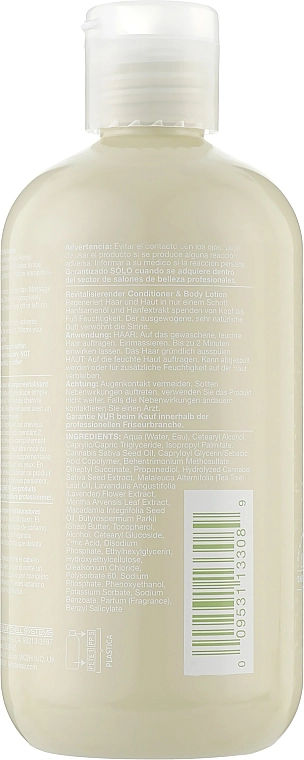Paul Mitchell Відновлювальний кондиціонер 2в1 Tea Tree Hemp Restoring Conditioner & Body Lotion - фото N2