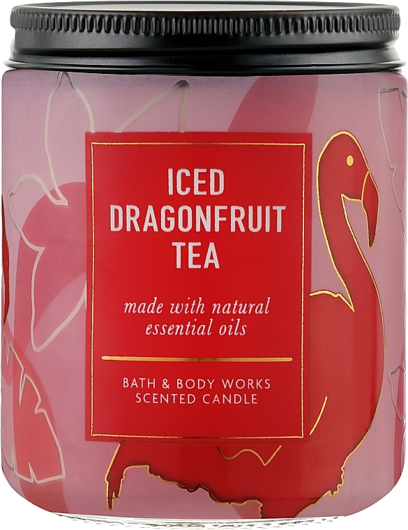 Bath & Body Works Аромасвеча Bath and Body Works Iced Dragonfruit Tea, 198g - фото N1