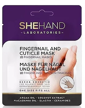 SheHand Маска для ногтей и кутикулы Fingernail And Cuticle Mask - фото N1