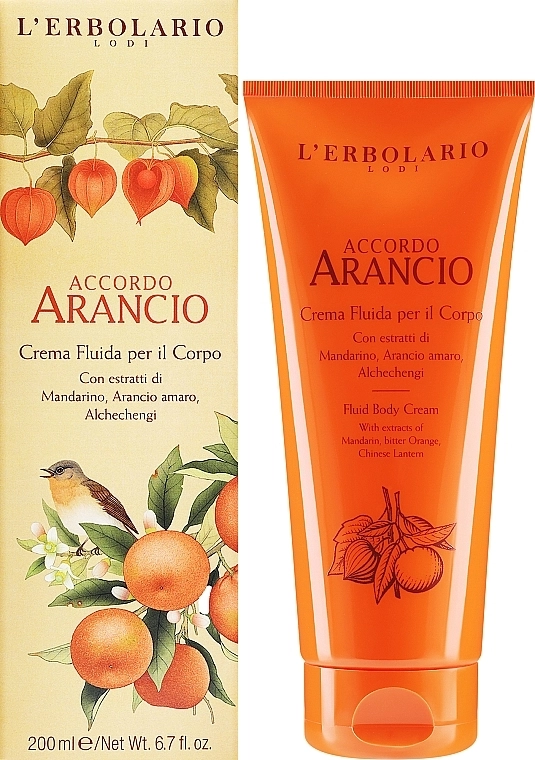 L’Erbolario Accordo Arancio Fluid Body Cream Крем-флюїд для тіла - фото N2