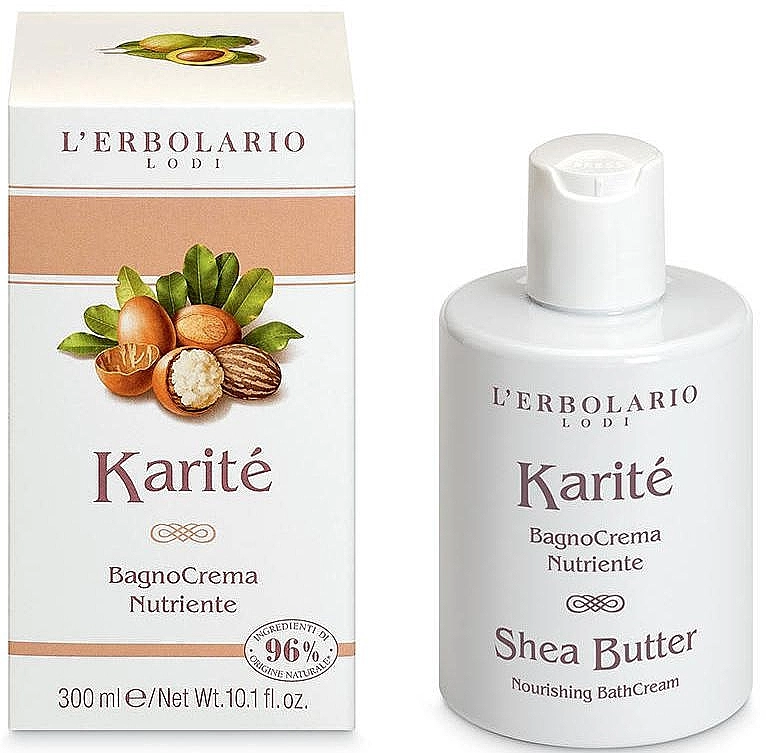 L’Erbolario Питательный крем для душа "Карите" Karite Shea Butter Nourishing Bath Cream - фото N1