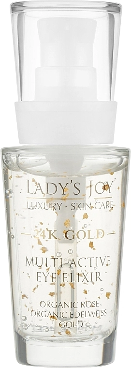 Bulgarian Rose Эликсир для контура глаз Lady’s Joy Luxury 24К Gold Multi-Active Eye Elixir - фото N1